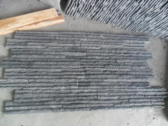 Black Slate Cleft Pull Culture Stone