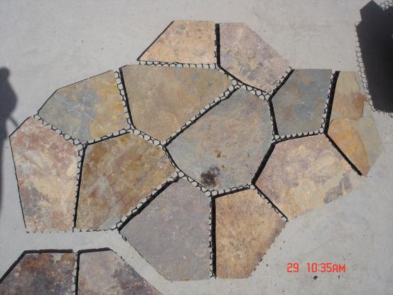 Multicolor Slate Crazy Paver