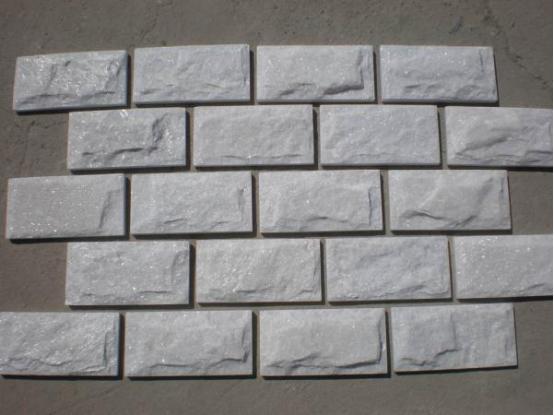 White Quartzite Mushroom Tile