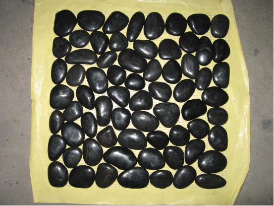 Black Pebble Stone Mosaic