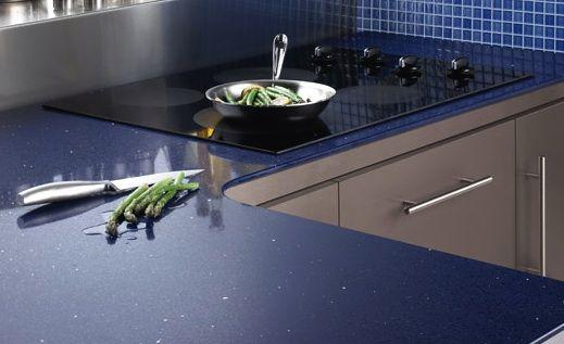 Blue Quartz Countertop Kitchen