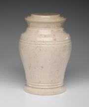 Large Beige Marble Custom Funeral Human Ashes Urn