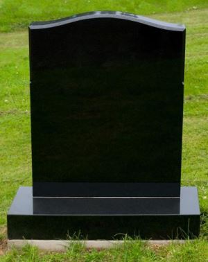 Discount Outdoors Cleaning Black Marble Headstone