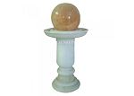 Beige Marble Stone Water Fountain Ball