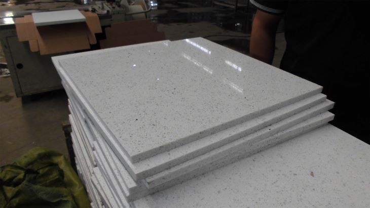 White Starlight Quartz Tiles